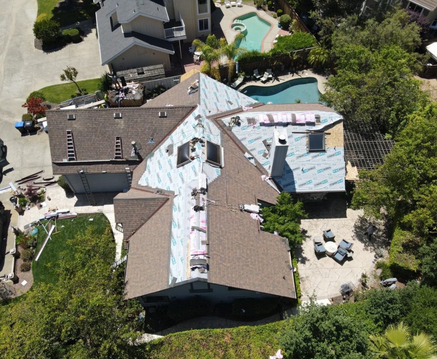 Roof preparation and installation work