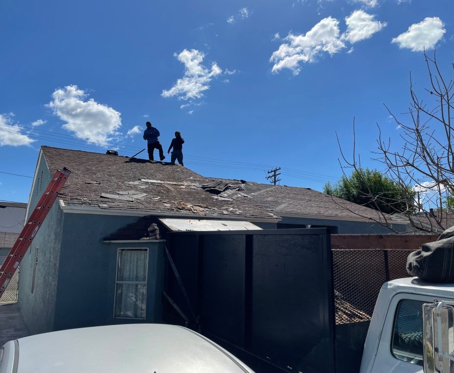 Roof preparation and installation work